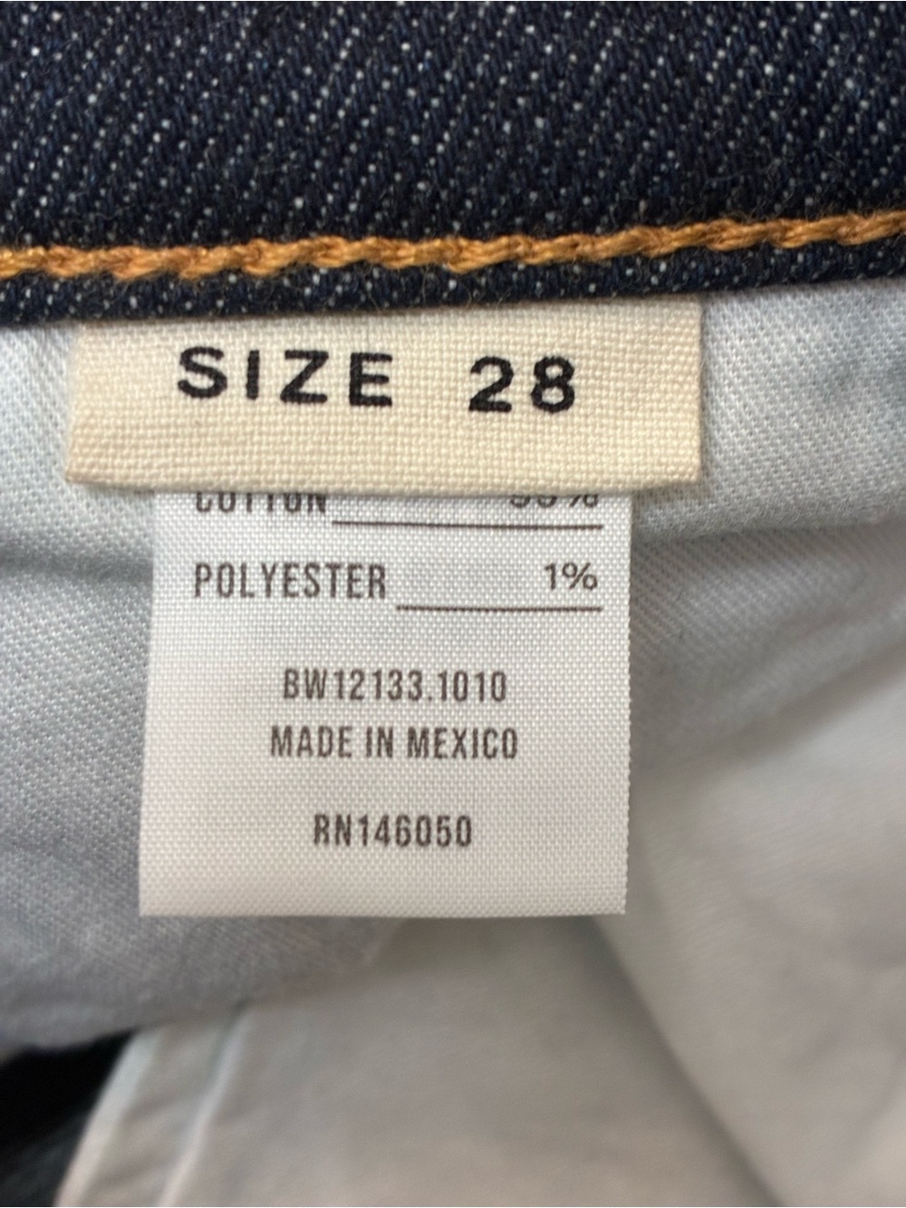 Buck Mason Women’s Japanese Denim Roper Size 28/6 - Picture 7 of 7